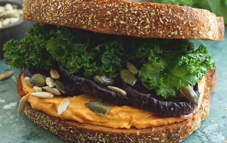 Vegetarisk Macka med Grönkål - Pågen Energi - Recept | Pågen